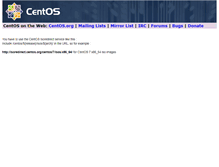 Tablet Screenshot of isoredirect.centos.org