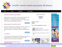 Tablet Screenshot of centos.com.pl