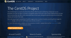Desktop Screenshot of centos.org